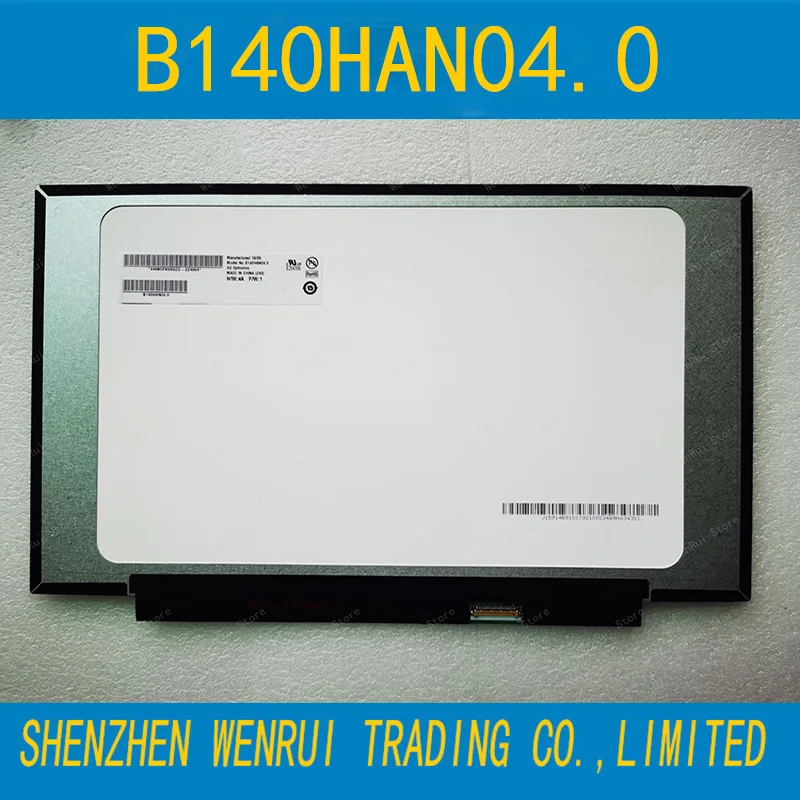 

14,0 дюймовая панель ЖК-экрана IPS B140HAN04.0 подходит для B140HAN04.1 N140HCA EAC NV140FHM N62 1920x1080 тонкая строчка 30 контактов
