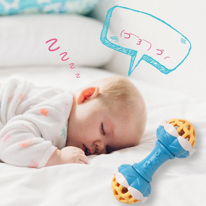 

Baby Rattles Toy Intelligence Grasping Gums Plastic Hand Bell Rattle Funny Educational Mobiles Toys Birthday Gifts Baby Toys