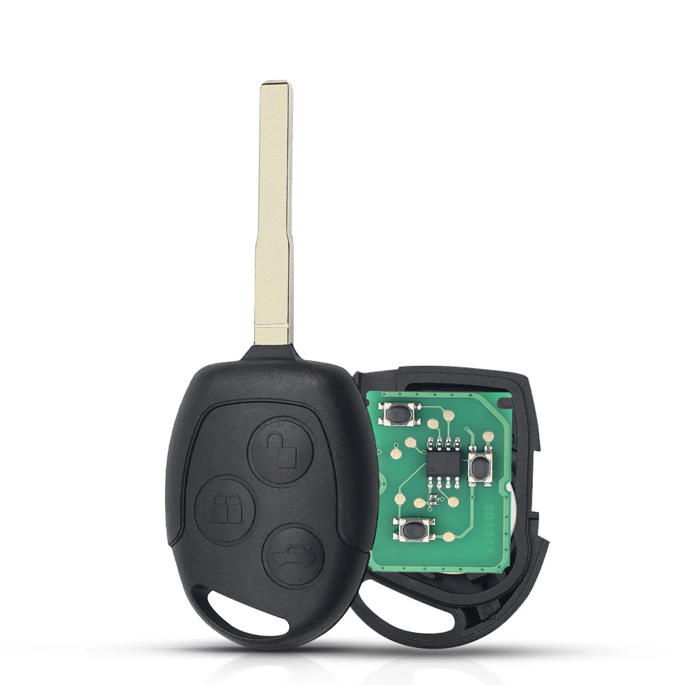 

KEYYOU 433 МГц без чипа, дистанционный ключ от автомобиля для Ford Focus Ka Mondeo Galaxy Fiesta Fusion 2006 2007, 3 кнопки