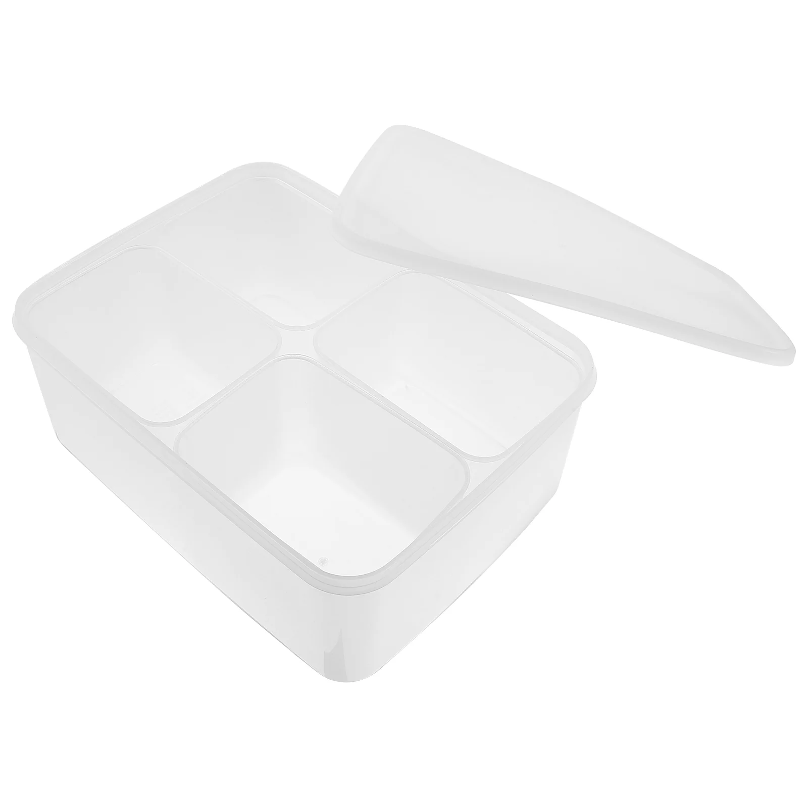 

Fruit Container Salad Containers For Fridge Meal Prep Reusable White Abs Fresh Storage