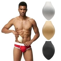 1pc men swimsuit protecivce pouch pad inside front protection protective pad for swimming pad briefs sponge underwear men