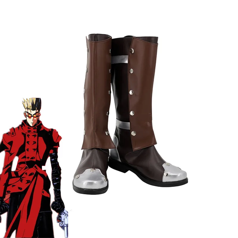 

Обувь для косплея Vash the Stampede, женская обувь, Хэллоуин, косплей, реквизит для взрослых мужчин
