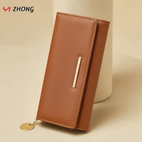 yizhong long leather large capacity wallets for women card holder forever young womens wallet female luxury purse clutch purses