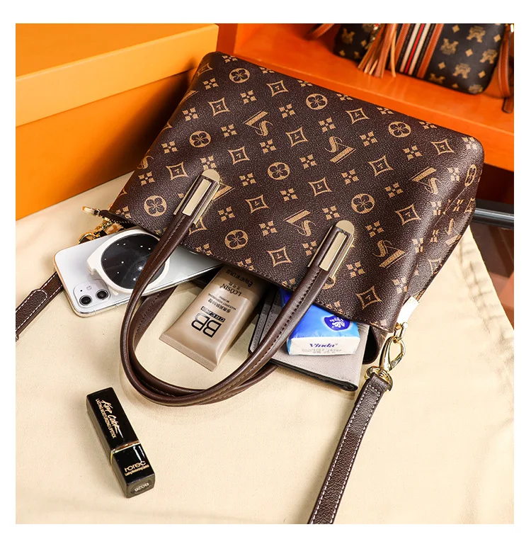 

Women Messenger Bag New Trendy Fashion Printed High Quality Leather Large-capacity Shoulder Bag Elegant Female Crossbody Handbag
