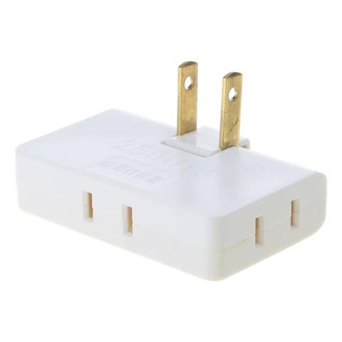 W2E3 3/4 в 1 USB-удлинитель-переходник с 2-контактной вращающейся розеткой-преобразователем 2500 Вт