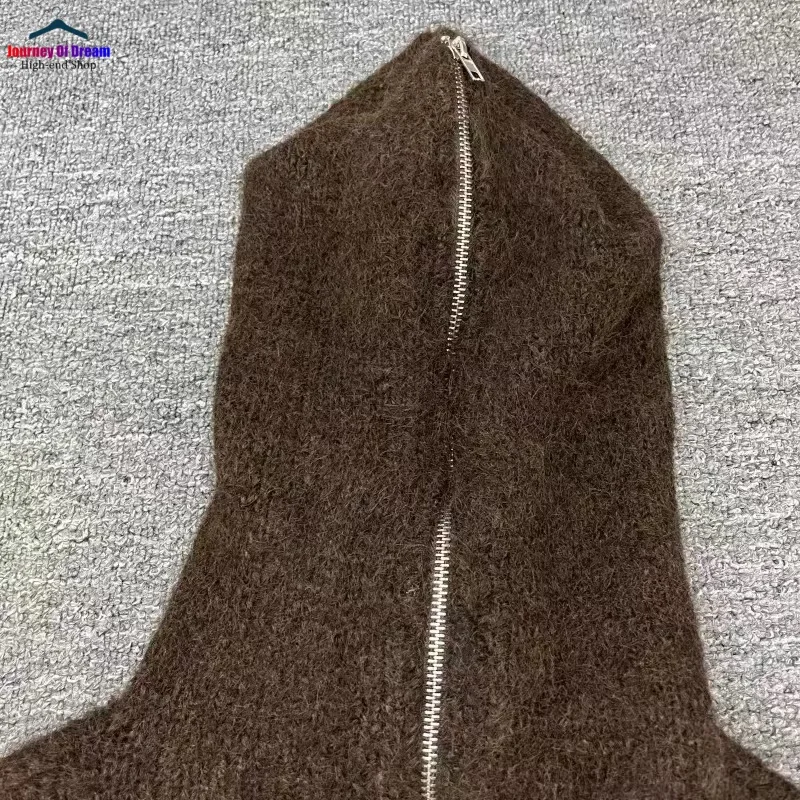 Мужской и женский кардиган высшего качества с полной молнией Our Legacy из мохера