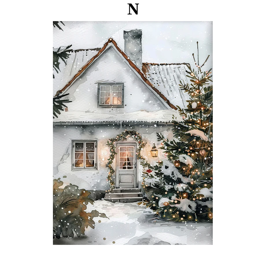 

Настенная картина "Снежный домик в Париже"