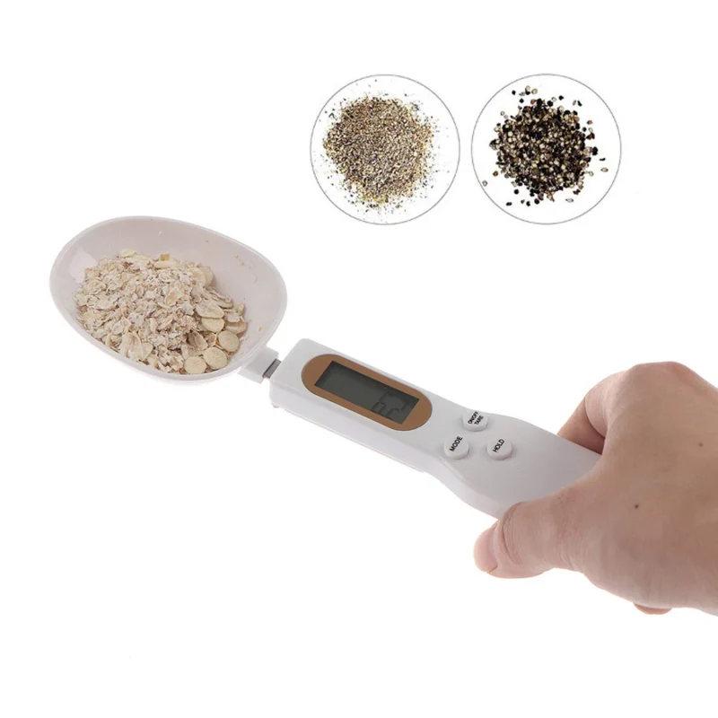 

500g Digital Measuring Spoon with LCD Display Portable Digital Measuring Spoon 0.1g Mini Electronic Food Scale Kitchen Tools