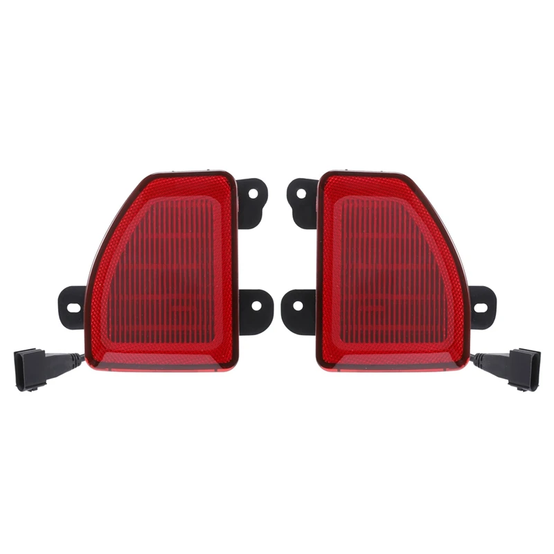 

Отражатель для заднего бампера, зеркальное освещение, задний бампер для Jeep Wrangler JL 2018-2023, красный