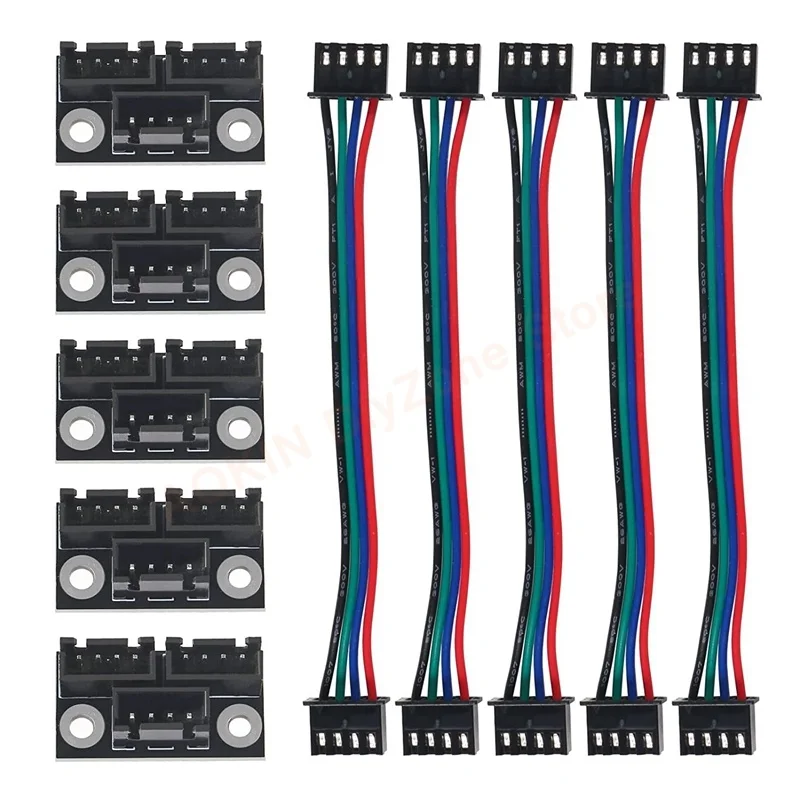

5Pcs Stepper Motor Parallel Module with 100mm Cables Compatible for Double Z Axis Dual Z Stepping Motors Lerdge 3D Printer Board
