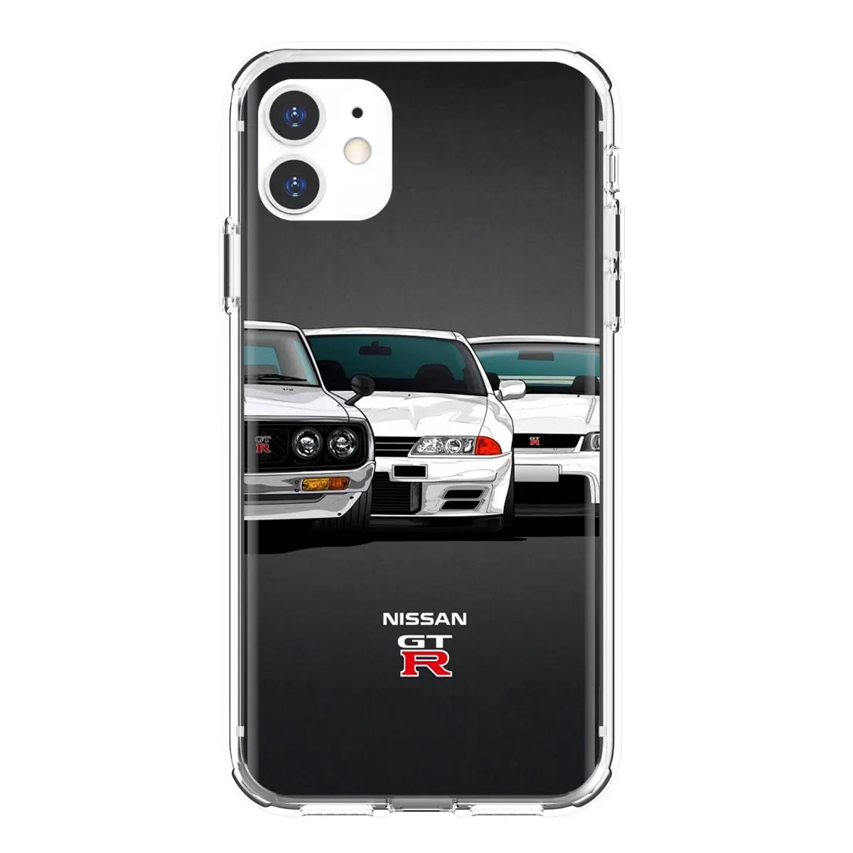 JDM-автомобиль-NISSAN-GTR-металлический логотип силиконовый чехол для телефона Huawei Honor