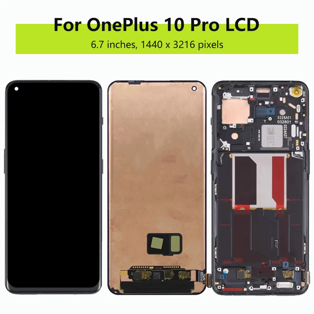Экран для OnePlus 10 Pro 1 + ЖК-дисплей NE2210 NE2211 NE2213 NE2215 NE2217 сменный преобразователь