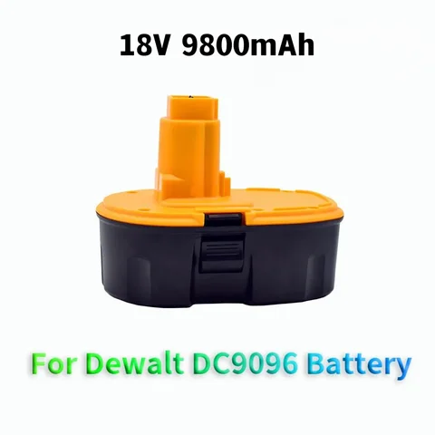 Никель-водородный электроинструмент Powtree 18 в 9800 мАч для Dewalt DC9096 DE9039 DE9095 DW9098 DE9503 DW9096