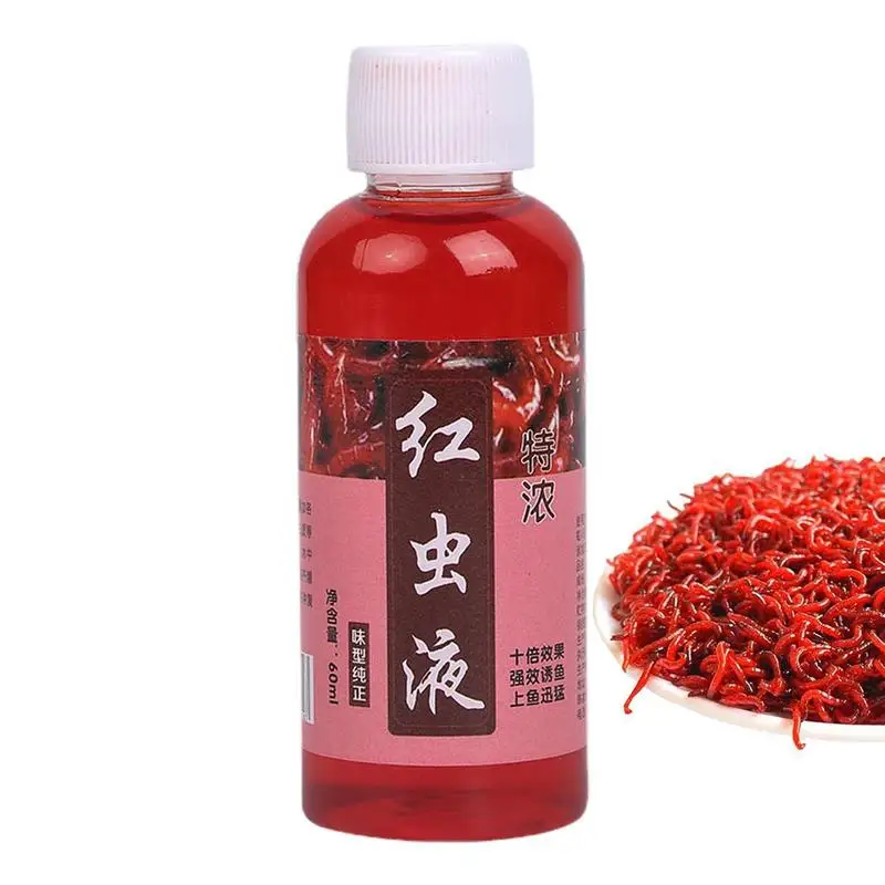 

Liquid Fish Bait Scent 2.54oz Bait Fish Additive Red Worm Extract Strong Penetration Fish Liquid For Recreational Fishing