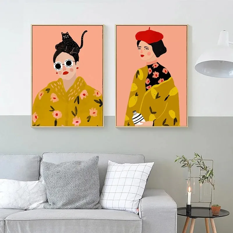 Классический стиль холст с животным принтом декор для стен без рамы декора