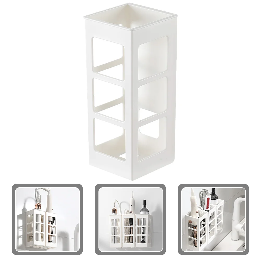 

Modern Decor Hair Tool Holder Curling Iron Holders And Organizers Straightener Storage Wall Mount Plastic