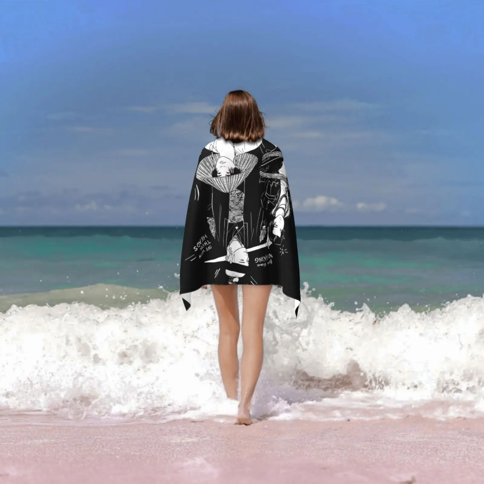 Мягкое быстросохнущее полотенце Agust D Daechwita пляжное Agustd Suga Min Yoongi Kpop Rap Korea