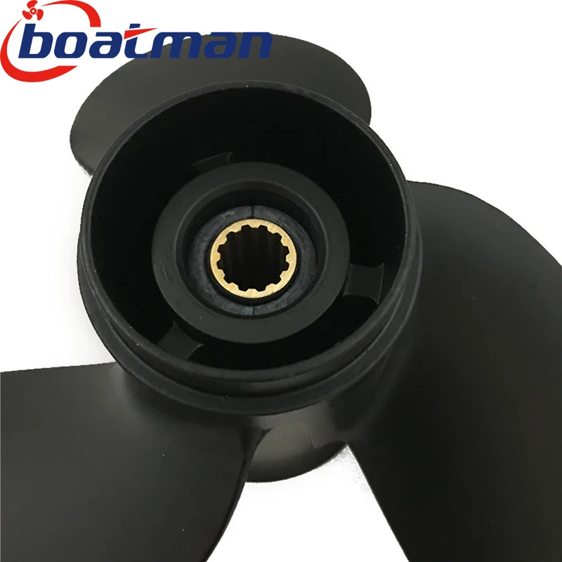 BoatMan ®   Алюминиевый пропеллер 8,9x8,5 для подвесного мотора Mercury, 8 л.с., 9,9 л.с., 12 зубьев, 48- 897618 Запчасти и аксессуары для лодок A10 (art.: 3920cb665152d) - 3920cb665152d