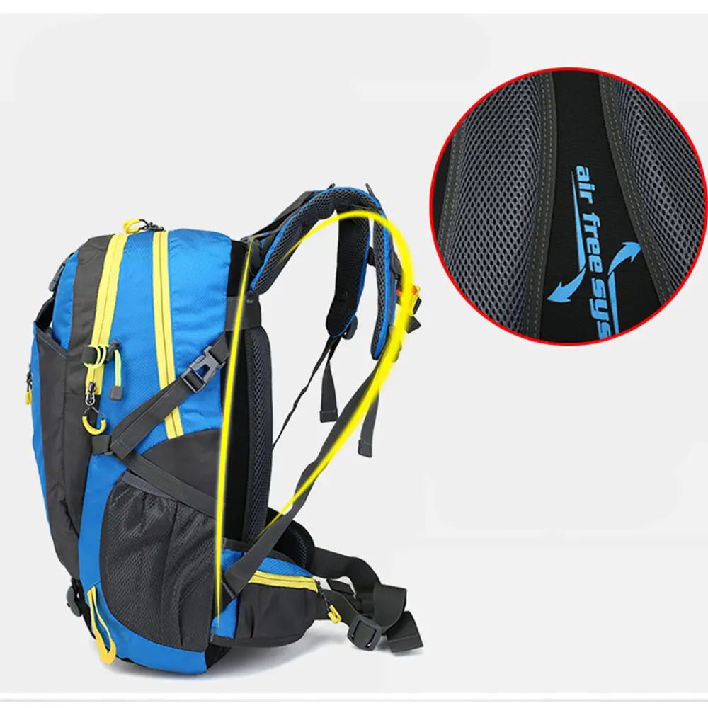 Waterdicht Klimmen Rugzak Rugzak 40L Outdoor Sporttas Rugzak Camping Wandelen Rugzak Vrouwen Trekking Tas Voor Mannen