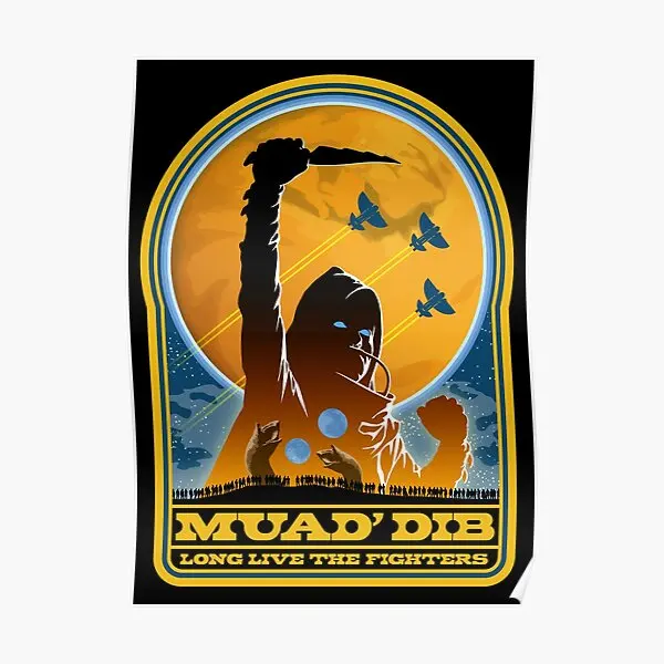 

Dune Muad Dib Poster Art Room Vintage Print Funny Mural Wall Decor Picture Home Modern Painting Decoration No Frame