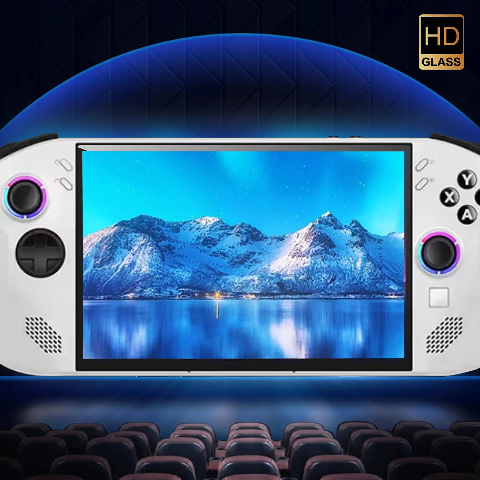 Фото Защитное стекло для Lenovo Legion Go S 8,0 дюйма (выпуск 2025), твердость 9H HD, защитная пленка для экрана с защитой от отпечатков пальцев, закаленная пленка №3