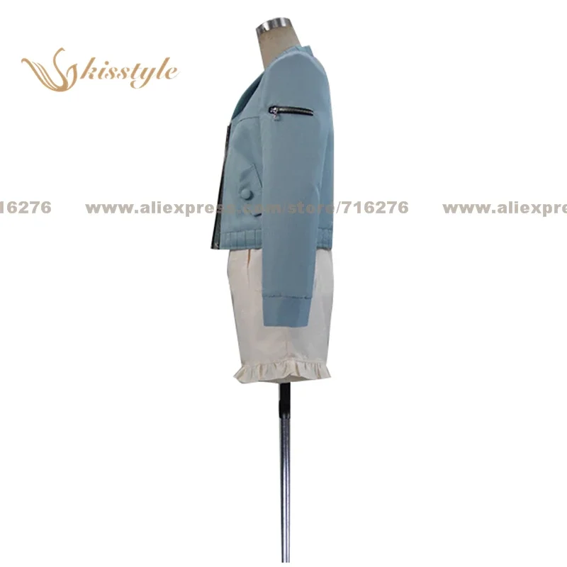 Kisstyle модная униформа The Rolling Girls Nozomi Moritomo COS Одежда Косплей Костюм принимаются по