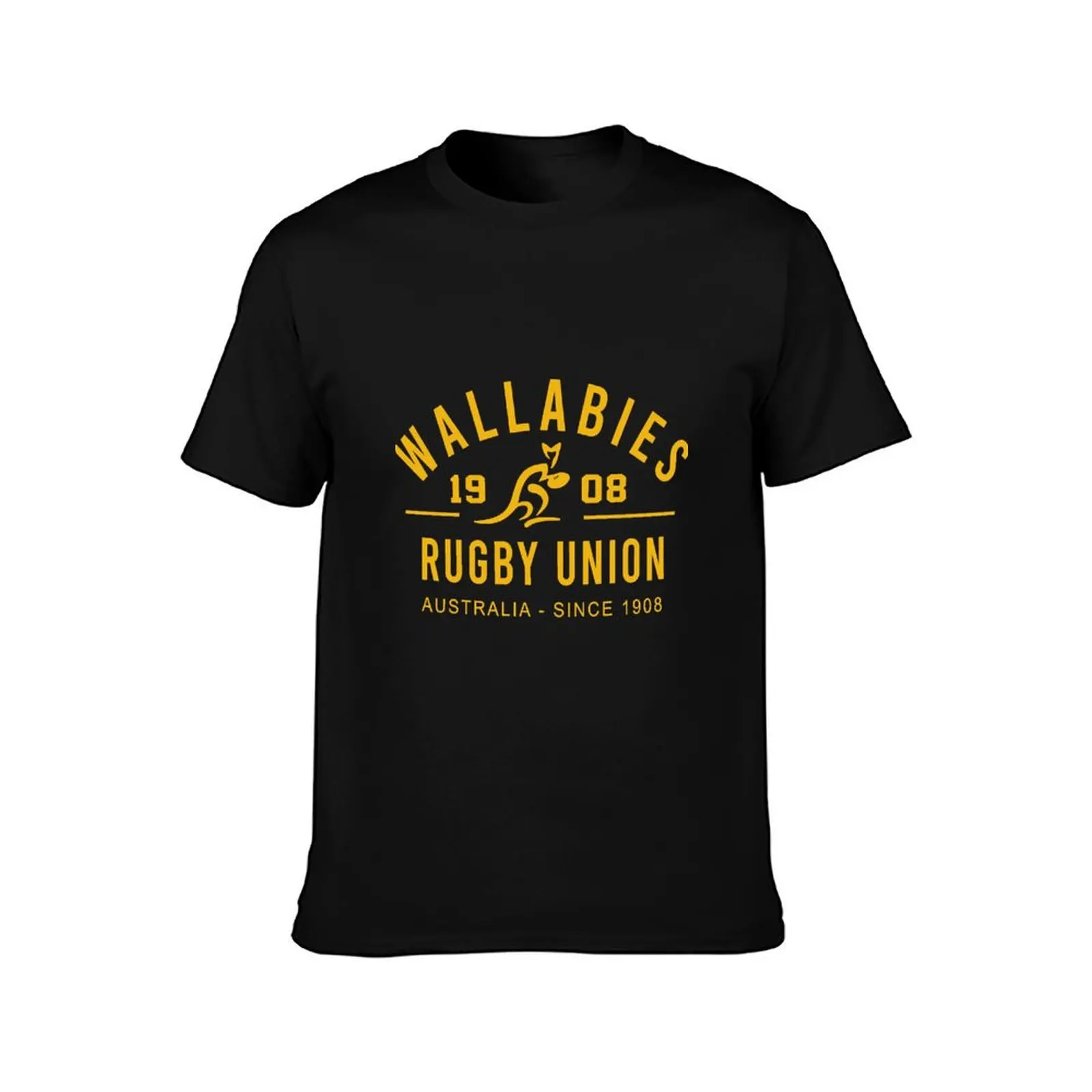Фото Футболка He Wallabies Logo Rugby RISE, рождественская повседневная футболка с короткими рукавами №2