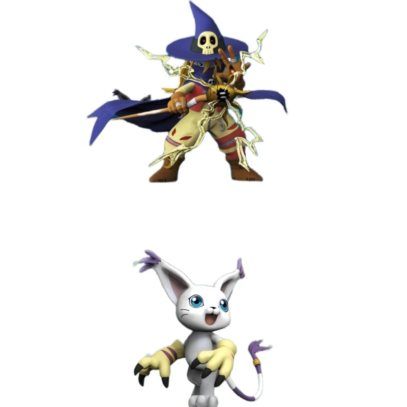 

Pre Sale T1-Studio Gk Digital Adventure Wizarmon Tailmon Anime Action Figure Collectible Model Statue Garage Kit Toys Gift