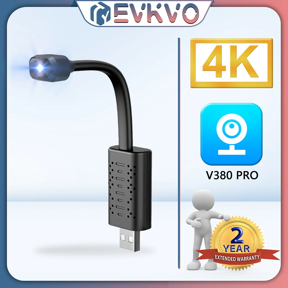 Мини-камера видеонаблюдения с Wi-Fi 4K USB | Электроника