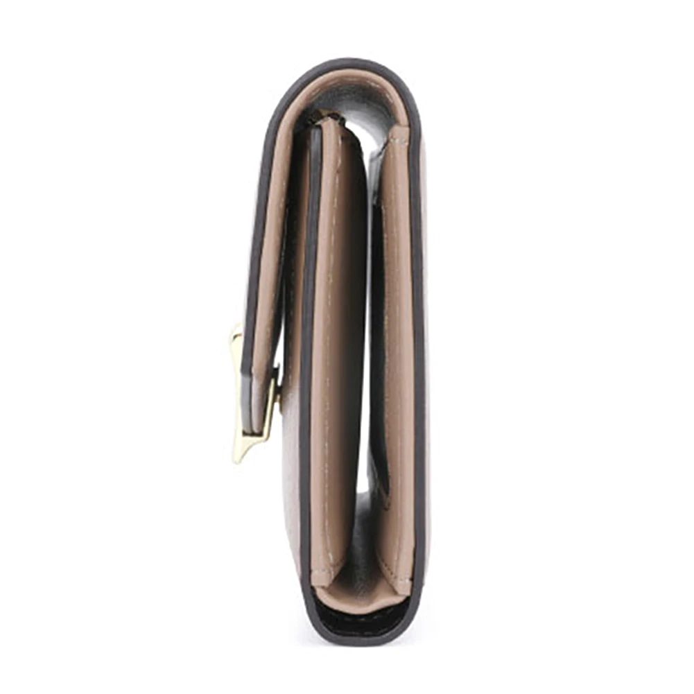 Stylish Pure-Color Clutchs With Envelope Metal Buckle Wear-Resistant Ultra-thin Coin Purse For Women Girls Geldbeutel Herren