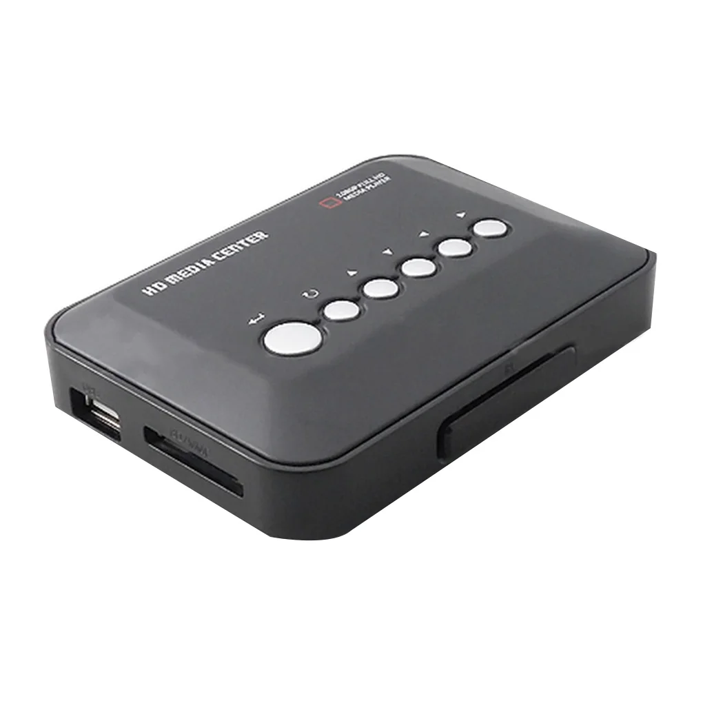 

Mini Full HD1080P MKV HDD HD Media Player Center HD AV VGA USB SD MMC Remote Controller Player EU Plug