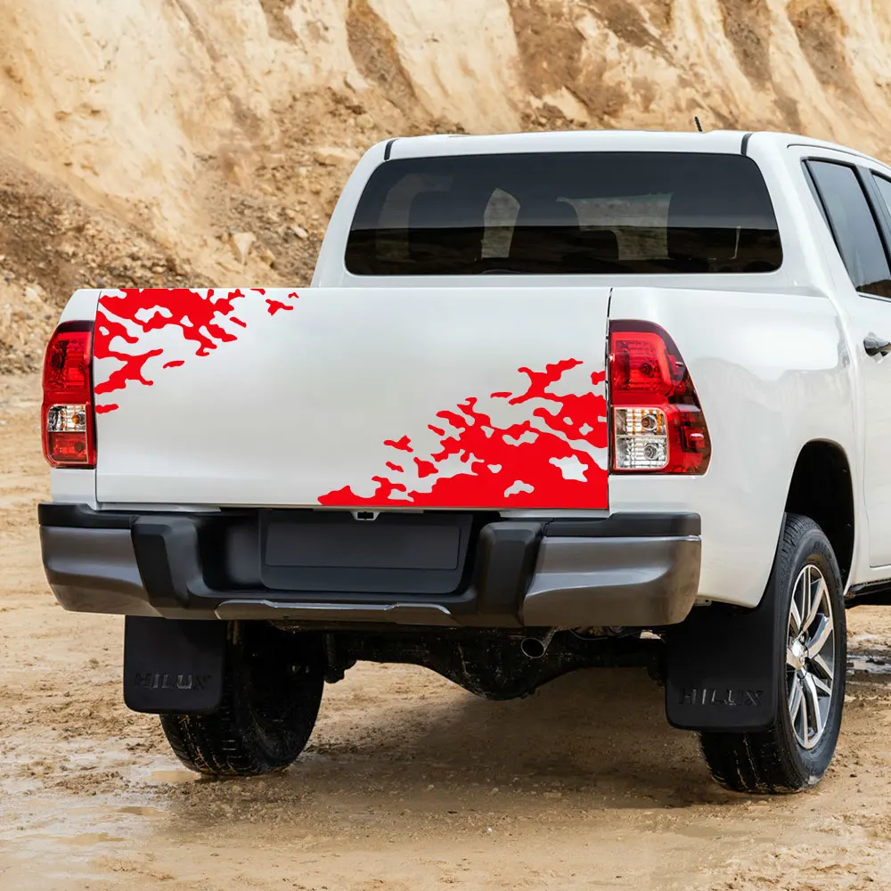 Автомобильная универсальная наклейка на заднюю панель для Toyota Hilux Isuzu Dmax Dodge RAM Ford
