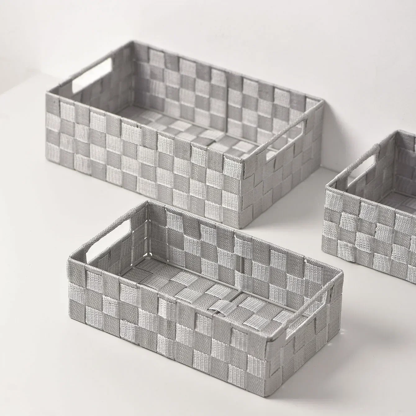 Корзина для хранения ручной работы простая универсальная настольная корзина