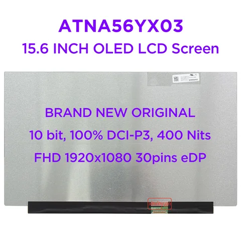 15, 6 OLED ЖК-экран для ноутбука ATNA56YX03 ATNA56YX03-0 для ASUS K513E M3500 M5100 M6500 K3500 X1505 AM-OLED Панель дисплея 1920x1080