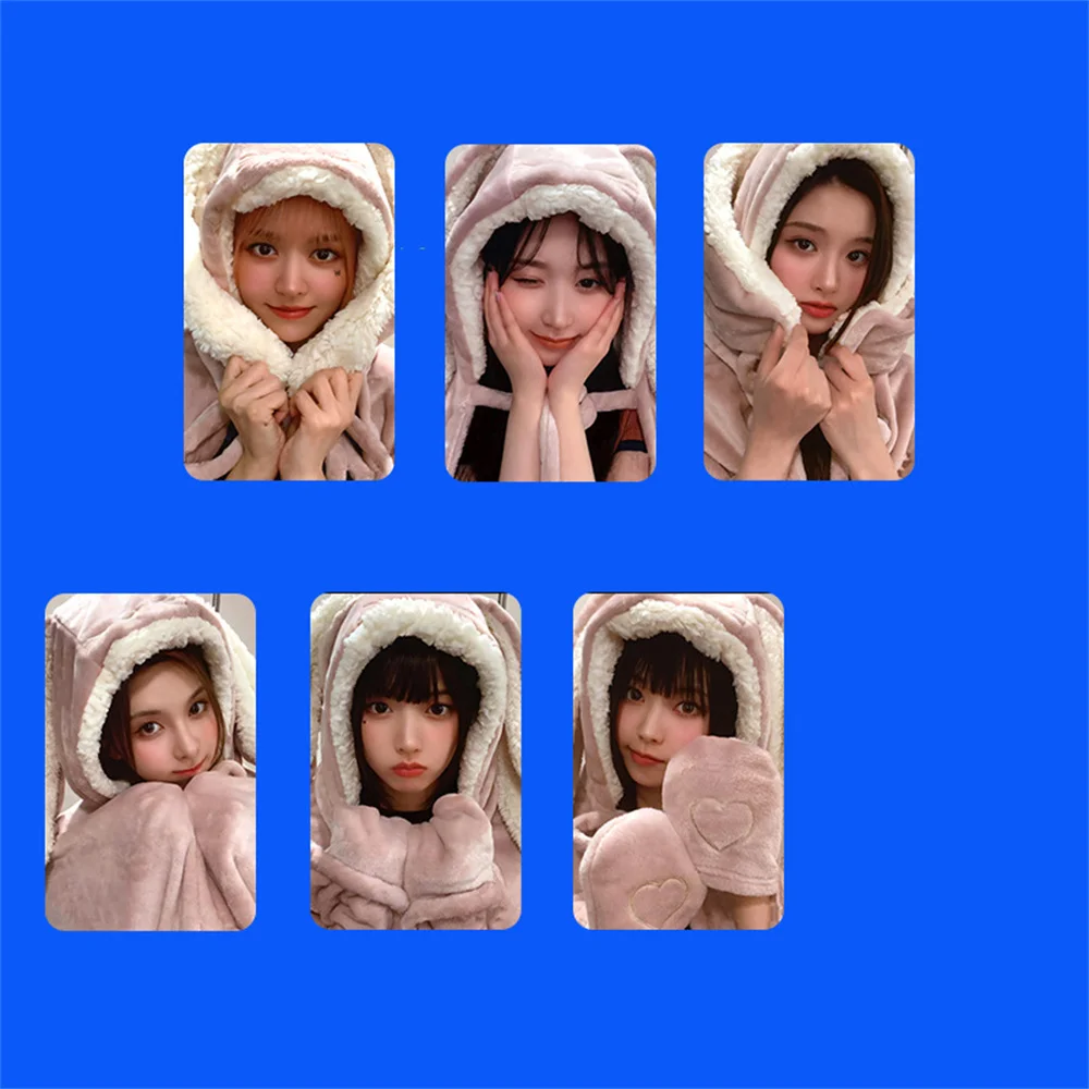 

6 шт. Kpop NMIXX Idols Group плащ фотооткрытки Lomo альбомы открытки HAEWON BAE JIWOO двухсторонняя фотография