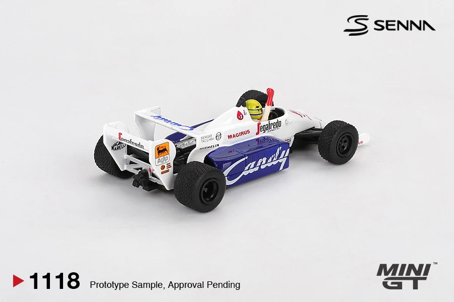 MINIGT 164 Lotus 99T # Металлическая модель автомобиля Ayrton Senna 1987 года, победитель Гран-при Монако, MGT01088-CH, игрушка для детей, для мальчиков (art.: 3920db925eedf) - 3920db925eedf