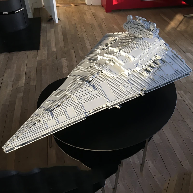 

Super Imperial Star Destroyer 5000+Pcs Model Moc Modular Building Blocks Bricks Educational Kids Children Boys Waring 75252 Toy