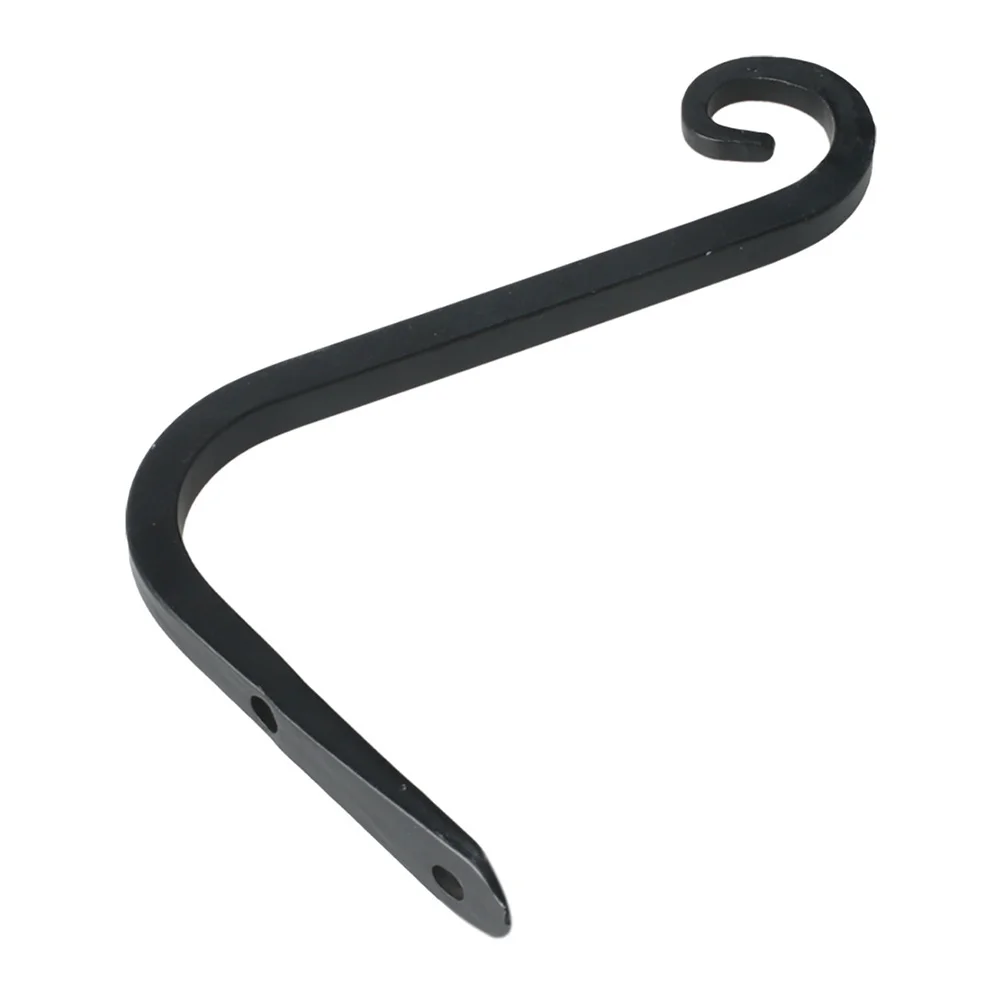 

Metal Flower Pot Rack Bird Feeder Hanging Iron Flowerpot Wall Mounted Holder Hook Bracket