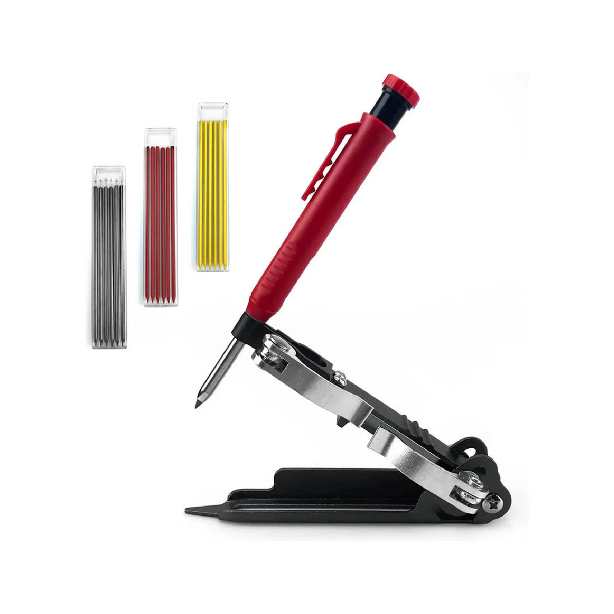 

Многофункциональный инструмент для деревообработки «сделай сам»-инструмент для маркировки строительных карандашей из алюминиевого сплава с 18 заправками