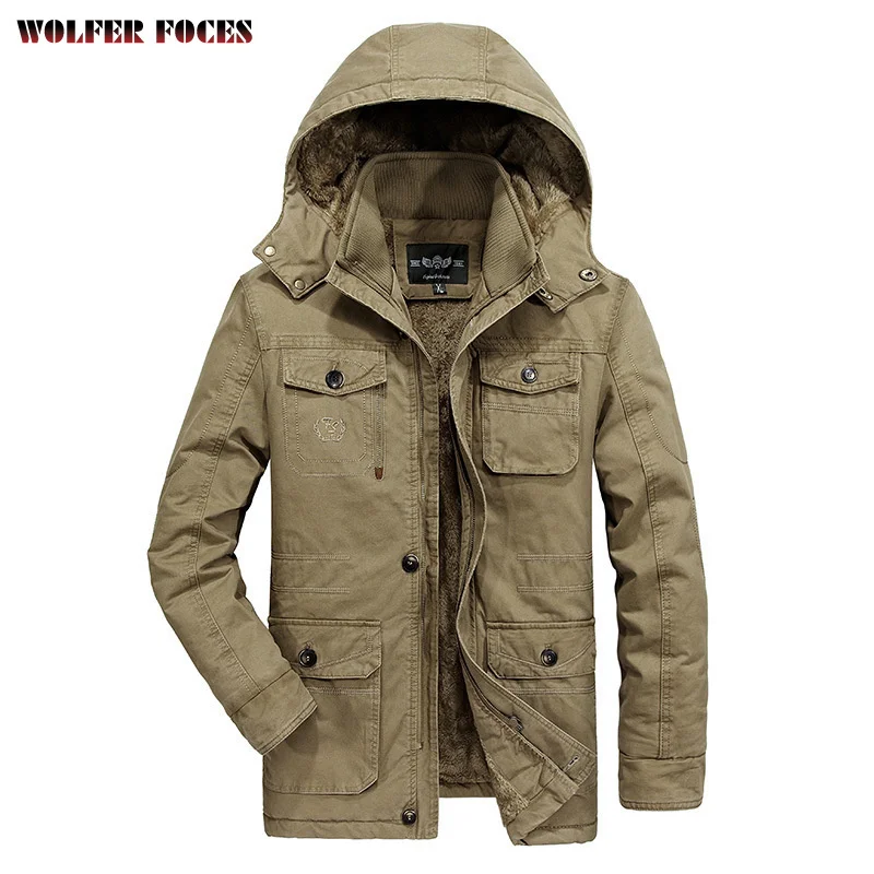 Winter Jacket Men Nature Hike Hunting Bomber Mountaineering Techwear Windshield Heating Retro Windbreaker Sportsfor