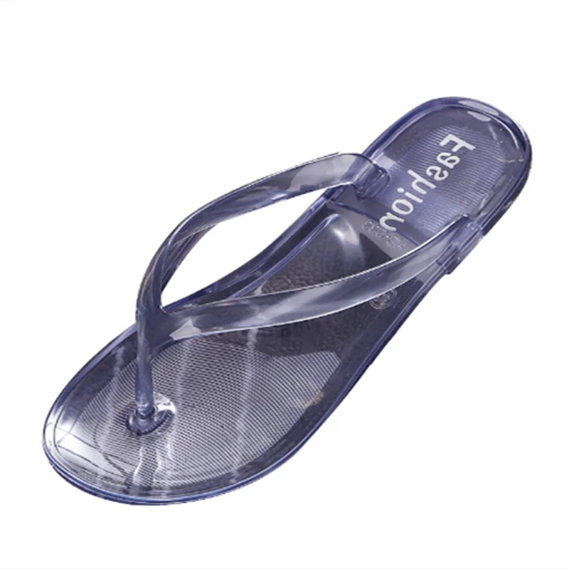 

School Girl Summer Zoris Shoes Light PVC Casual Swimming Pool Flip-Flops For Designer Red Clear Outdoor Low Price Slippers 40-36