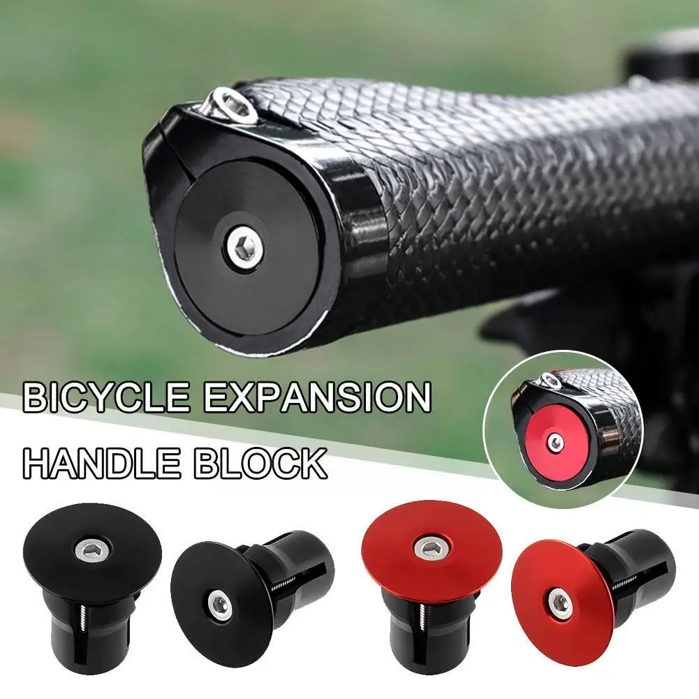 

1 Pair Bike Handlebar End Expansion Plug Aluminium Grip Alloy End Cap Bar P7h8