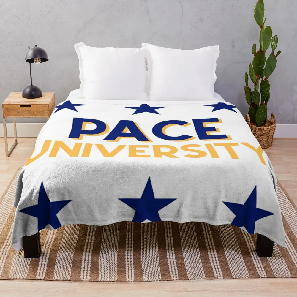 

Pace University Throw Blanket quilt blanket
