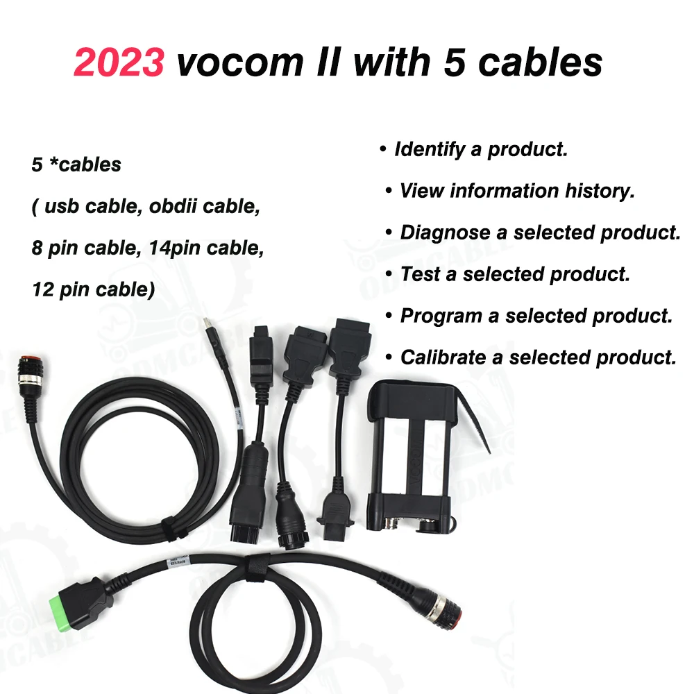

Технический инструмент Vocom2 (TT) 2.8.150, диагностический комплект Vocom II 88894000, блок связи (88894000) для нового автобусного строительного оборудования
