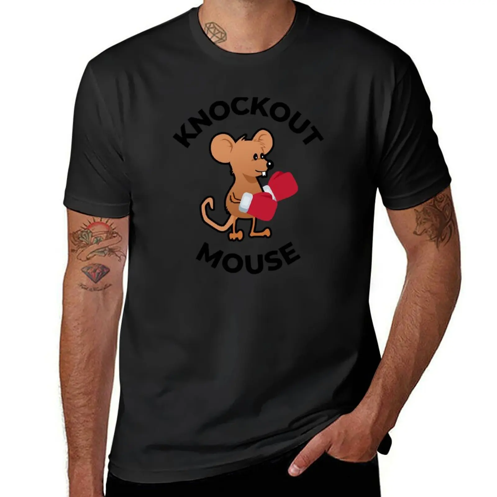 Knockout Mouse - Science Nerd Geek Stem Optics Boxing микробиология футболка молекулярной биологии