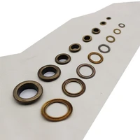 antique brass eyelet with washer leather craft repair grommet 3mm 4mm 5mm 6mm 8mm 10mm 12mm 14mm 17mm 20mm