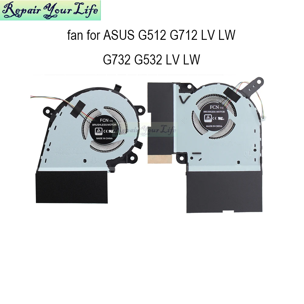 

Кулер для ноутбука Asus ROG G712 G512 G532 G732 LV LW G712LV G512LW, 13NR01Q0P04011 13NR01N0P08012