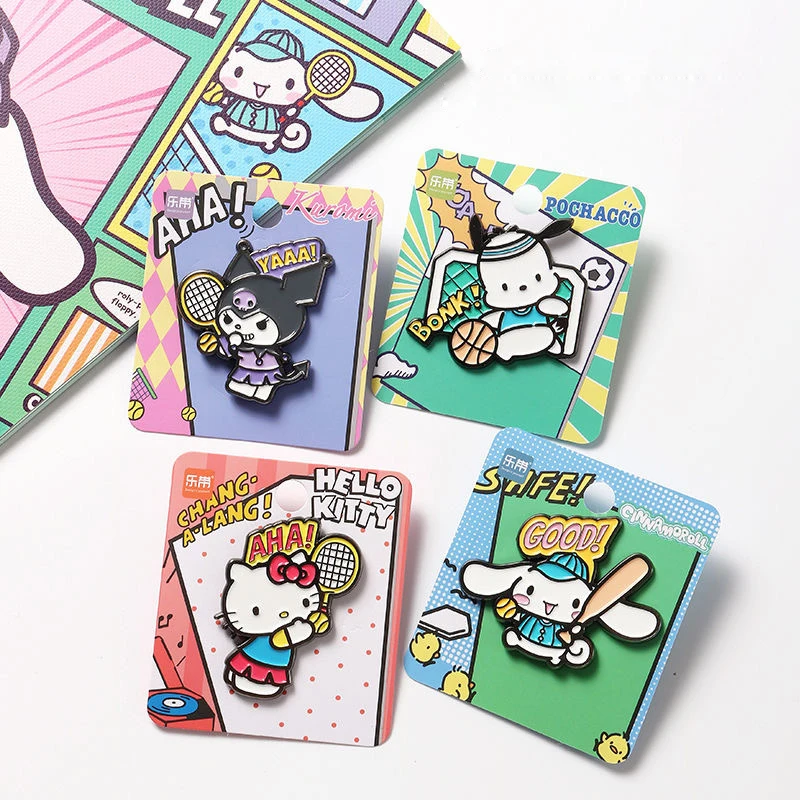 

Lovely Cartoon Shaped Lolita Alloy Brooch Kawaii Girlish Heartthrob Anime Romantic Fashion Metal Badge Accessories