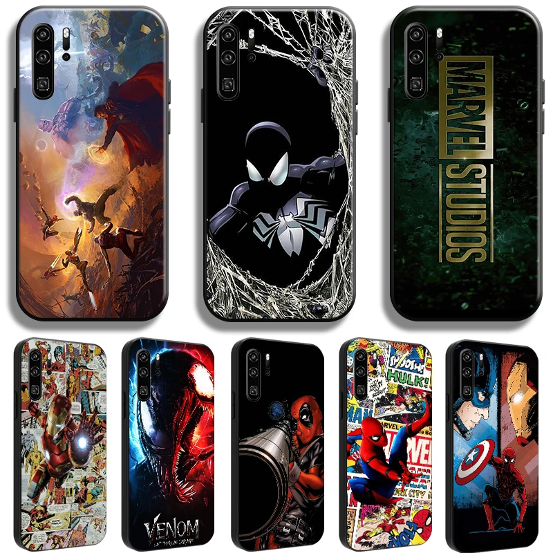 

Marvel Avengers Spiderman For Huawei P50 P40 P30 P20 Pro Lite 5G P Smart Z 2019 2021 Phone Case Shell TPU Shockproof Carcasa