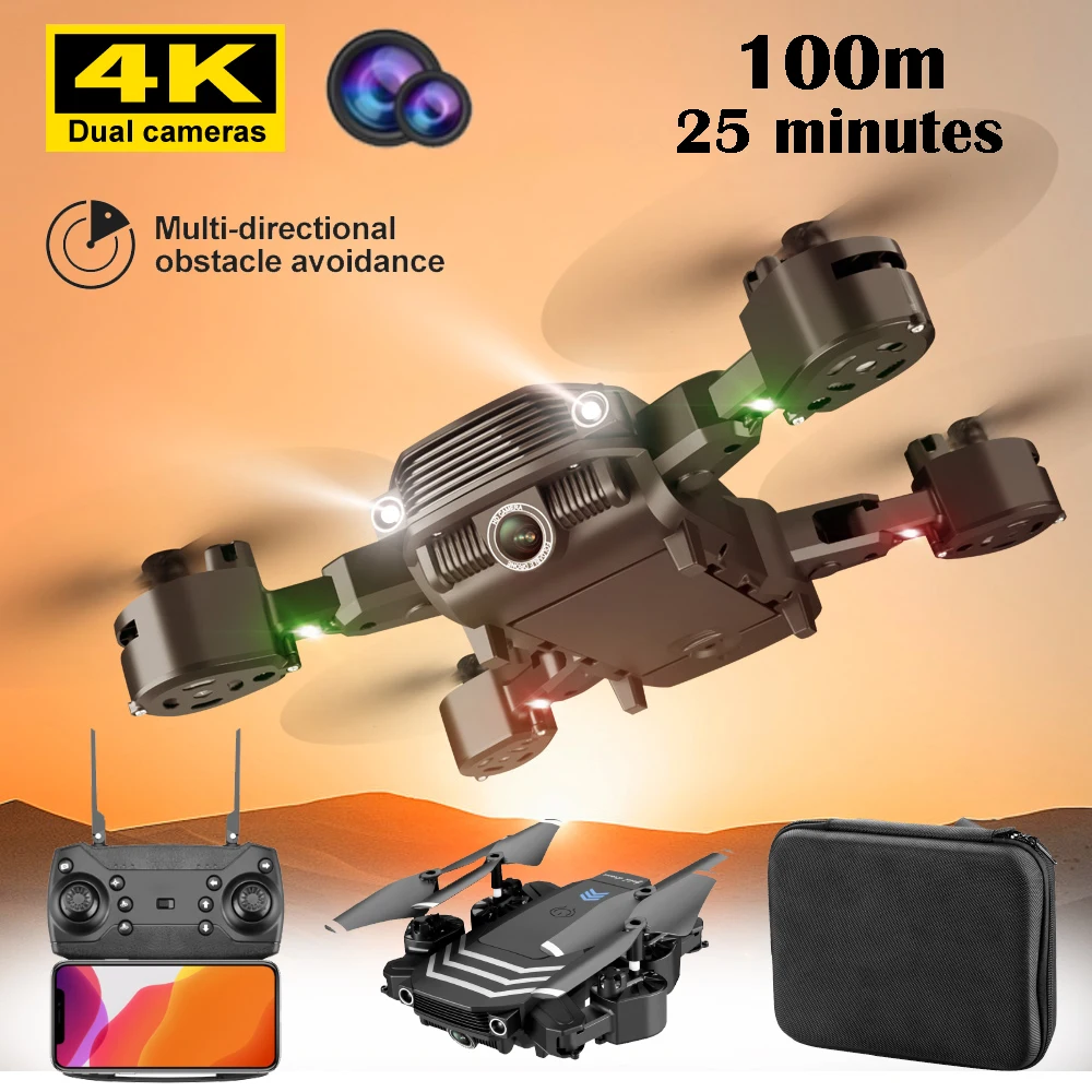 

LSRC LS11 Pro Drone 4K HD Camera WIFI FPV Hight Hold Mode One Key Return Foldable Arm Quadcopter RC Dron For Long Battery Life